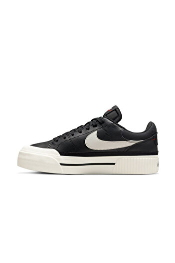 Nike Nike Court Legacy Lift DM7590-001 Unisex Μαύρα casual παπούτσια