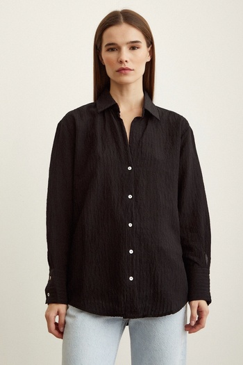 Never more Stripe Patterned Shirt