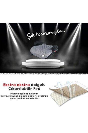 LORELLİ Coolbaby Sirius Isofix 15-36 Kg Isofixli Oto Koltuğu Yükseltici