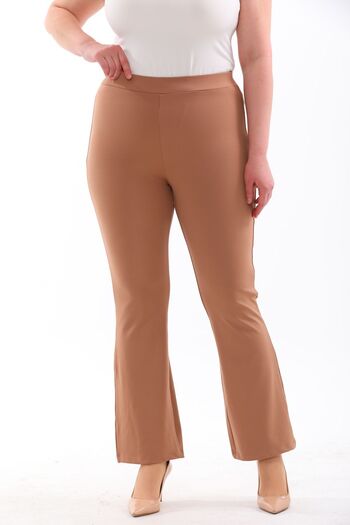 IŞILTI High Waist Recovery Evening Leggings - Plus Size Trousers 4003