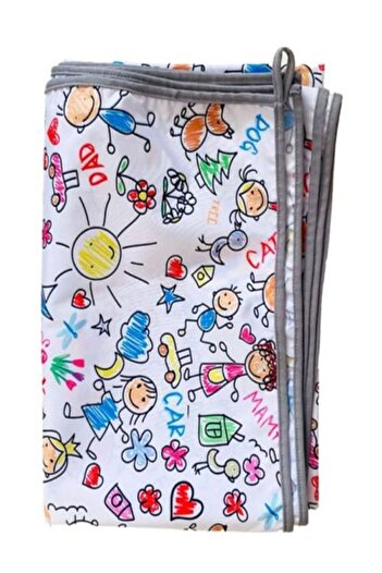 Aşkın Parti Evi 149X180Cm Family Waterproof Cover - for Food and Play, Nature Friendly