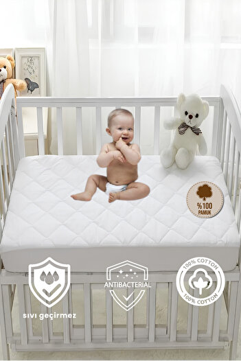 Formeya 100% Baumwolle gesteppte, flüssigkeitsdichte Baby-Matratzen-Kinder-Matratzen, Park-Matratzen, Kinderbett-Matratzen