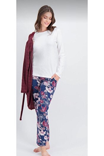 Arnetta Women's Battal 3-Piece Pajama Set