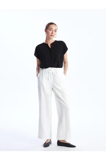 LC Waikiki Wide Leg and Elastic Waist Women's Trousers