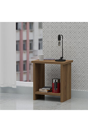 Mahmayi Modern Night Stand Table - Elegant, Sturdy, Versatile, Easy Assembly, Ample Storage