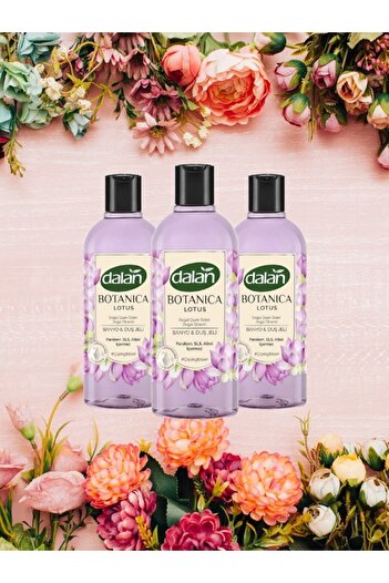 Dalan Botanıca Duş Jeli Lotus 500 Ml X 3 Adet
