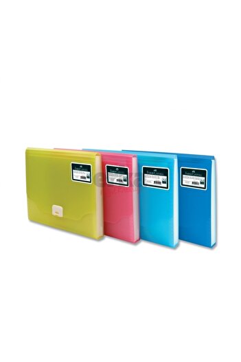 Faber Castell Faber-castell Gusseted File Neon Colors Red