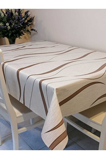 Başak Ev Tekstili ELYAFLI PVC MUŞAMBA - DESENLİ SİLİNEBİLİR MASA ÖRTÜSÜ