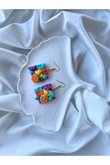 TREND Miyamila Collection Colorful Modern Polymer Earrings