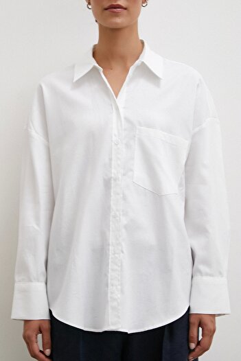 Never more White Classic Shirt
