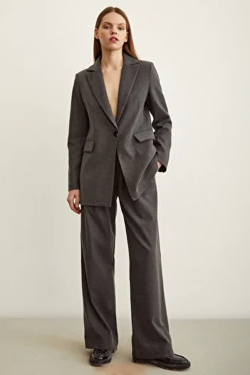 Never more Pleated Fabric Pants