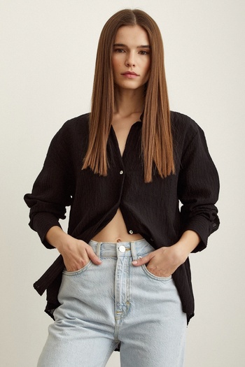 Never more Stripe Patterned Shirt