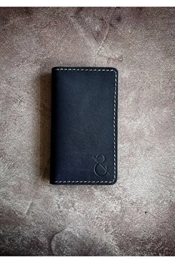 Safir Leather Чотири сині портфелі-гаманці
