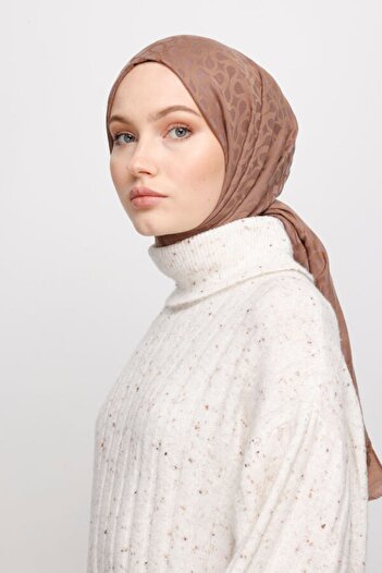 VALORSCARF Σάλι με μοτίβο Mocha Bloom