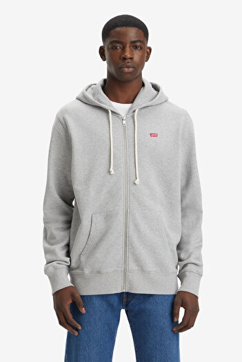 Levi's Ανδρικό φούτερ με φερμουάρ σε γκρι χρώμα - A7770-0003
