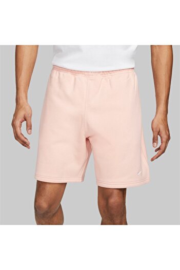 Nike Nrg Solo Swoosh Fleece Shorts Pamuklu Geniş Kesim Pembe Şort
