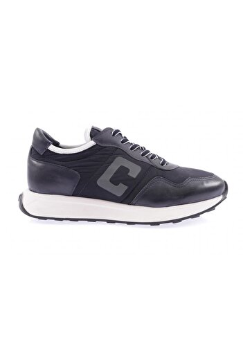 DGN Erkek Sneakers Ayakkabı Lacivert Hakiki Deri 35143396