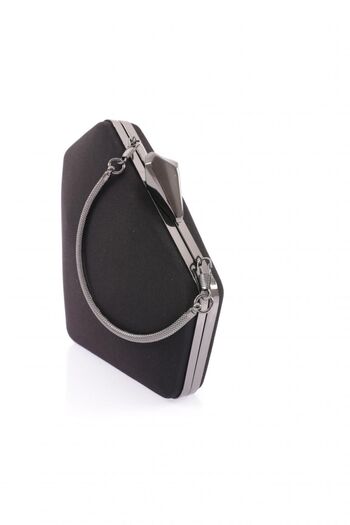 DGN Women's Evening Dress Portfolio Clutch Bag Sara Black 3333152