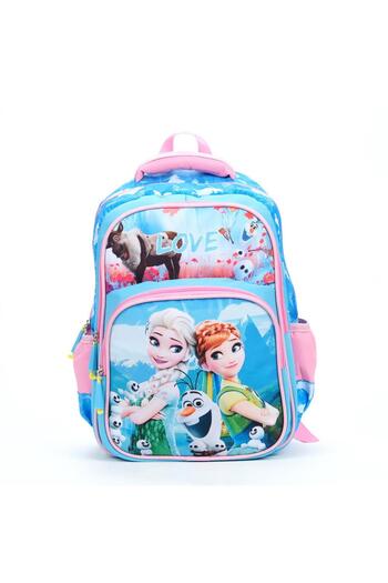 Mashotrend Mavi Love Elsa Anna Okul Çantası + Beslenme + Kalemlik + Frozen Sırt Çantası Atcık Çanta