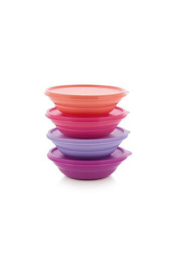 Tupperware Bonibon 4-Piece Purple Bowl Set - 500 ml 4542Seri