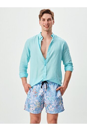 Ltb Short Swim Shorts - Floral Pattern