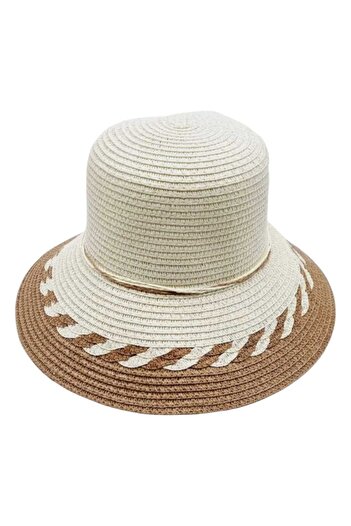 Tezzgelsin Women's Organic Straw Summer Cloche Hat