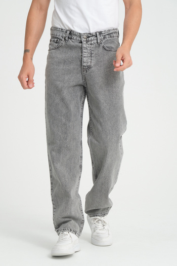 İLKCET MODA Men's Loose Fitting Baggy Jean Trousers