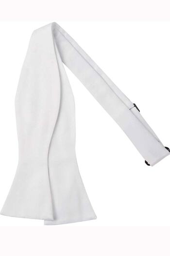 Gutiero White Open Bow Tie