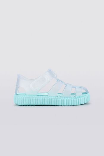 IGOR Nico Cristal Kids Transparent Mint Sandals