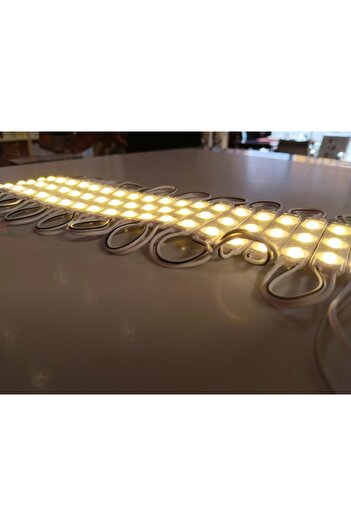 EPISTAR 12 Volt (10 adet) 1,5 Watt 3 lü Lensli Modül Led Reklamcı Modülü