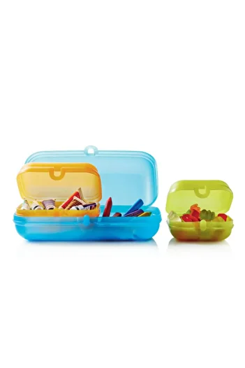 Tupperware Carrying and Storage Box Set of 3