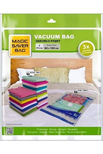 Magic White Saver Vacuum Bag - XXL 80x100