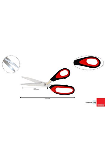 CETA FORM Red Office Scissors