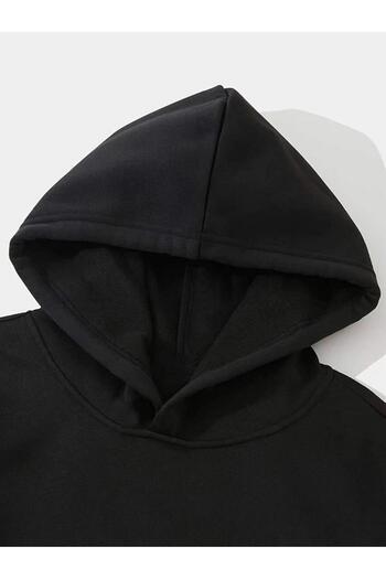 Touz Moda Porsche Printed Black Hooded Sweatshirt - Need Money