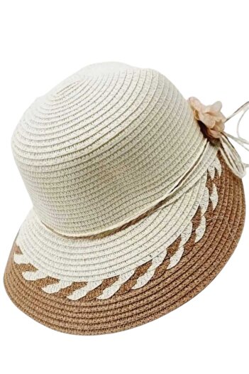 Tezzgelsin Women's Organic Straw Summer Cloche Hat