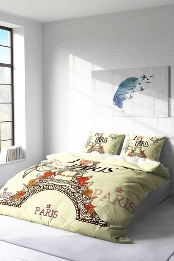 PerlaSera We Are Family - 3D Custom Design, Double Duvet Cover Set, Tightly Woven Cotton Satin