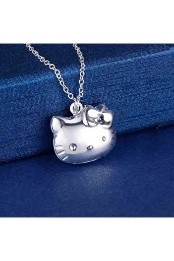 sleyshop Hello Kitty Açılabilir Kedi Kapaklı Kolye
