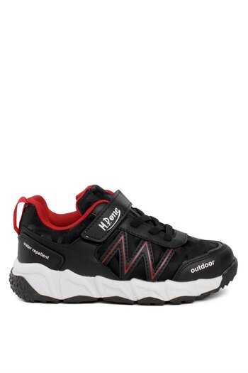 M.P. Boys' Sports Casual Shoes - M.p 242-3331ft Filet, Black and Red