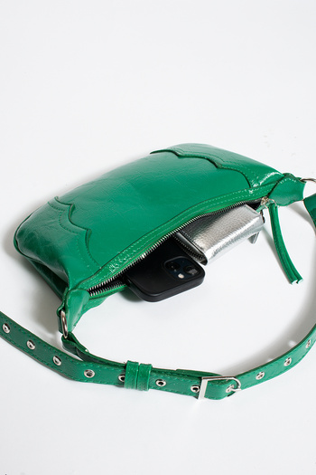 ESTUTE Shoulder bag baguette studded bag