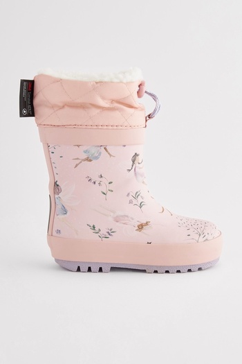 Next Baby Pink Fairy Character Thermal Waterproof Boots / Boots