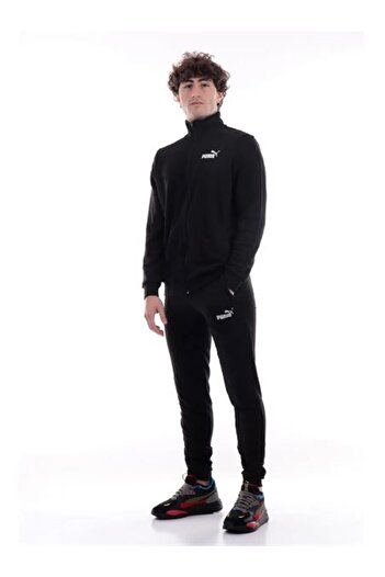 Puma Men's Black Tracksuit Set - Clean Sweat 585840 01