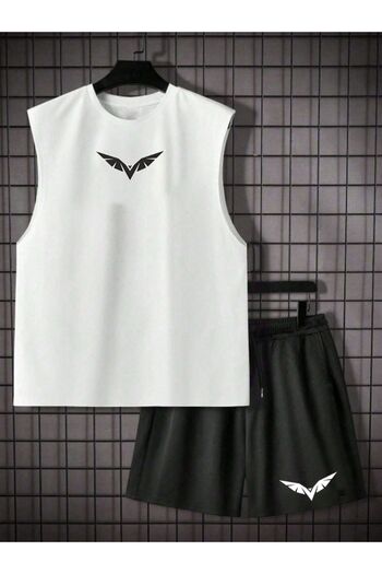 Olympus plus Riverdale Unisex Printed T-Shirt and Bottom Set - Wing