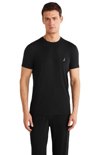Nautica Ανδρικό μπλουζάκι Black Modal - 95% Soft Texture