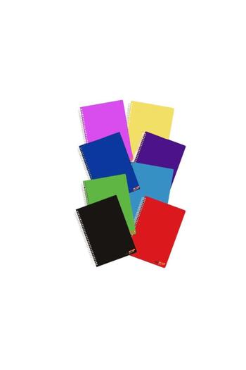 OFİSİNN Caiet școlar Ofisinn A4 - 60 de coli (8 buc.) Smart.60 cu capac din plastic Spral