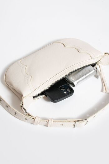 ESTUTE Shoulder bag baguette studded bag