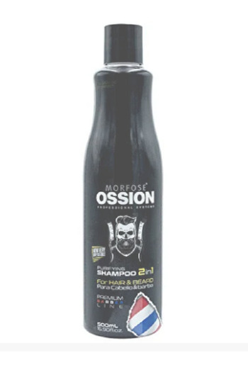 Morfose Ossion 500 ML 2 Pack Beard and Hair Shampoo - in 1
