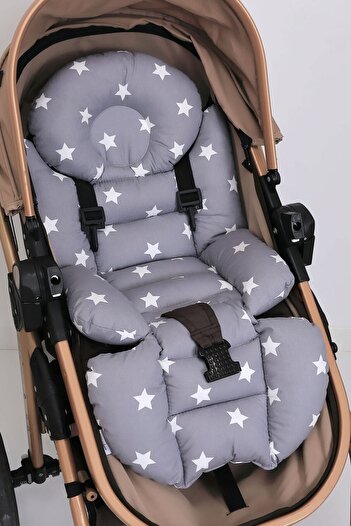 Umaybebek Orthopedic Baby Stroller Cushion with Waist Support, Cotton Fabric - Original Product