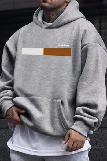 Oksit Ambitious Printed Cotton Men's Sweatshirt