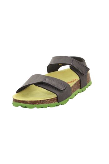 Superfit Fussbett Kids Gray Green Cork Sole Sandals