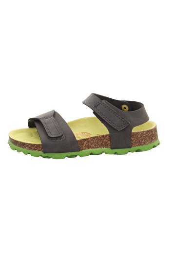 Superfit Fussbett Kids Gray Green Cork Sole Sandals